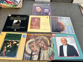 Schallplatten Lot Brahms, Brendel, Sibelius, G. PH. TELEMANN