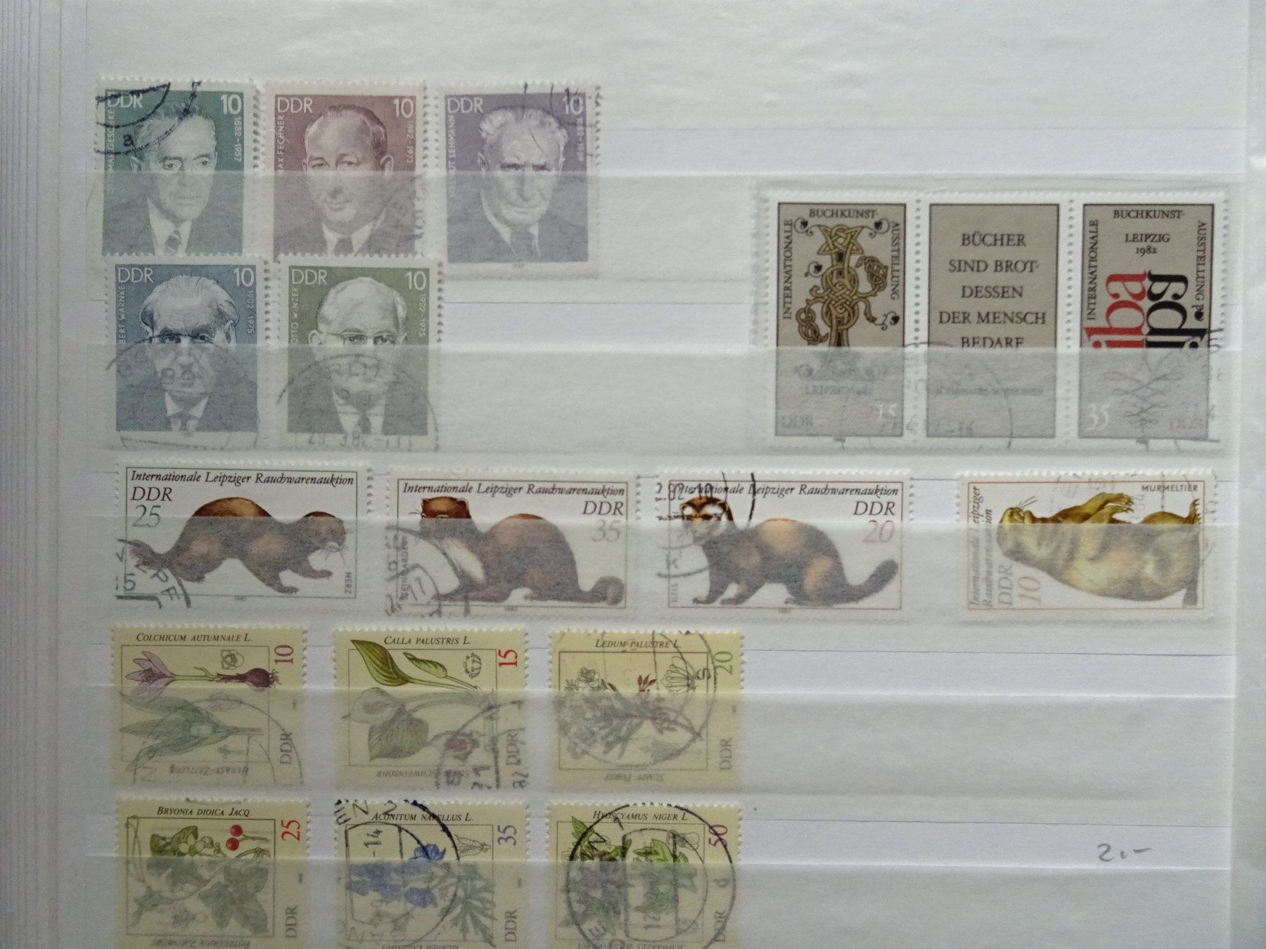 Alle Briefmarken: DDR 1982 – Gebraucht aus Aadorf von Chnorli-Furz 1