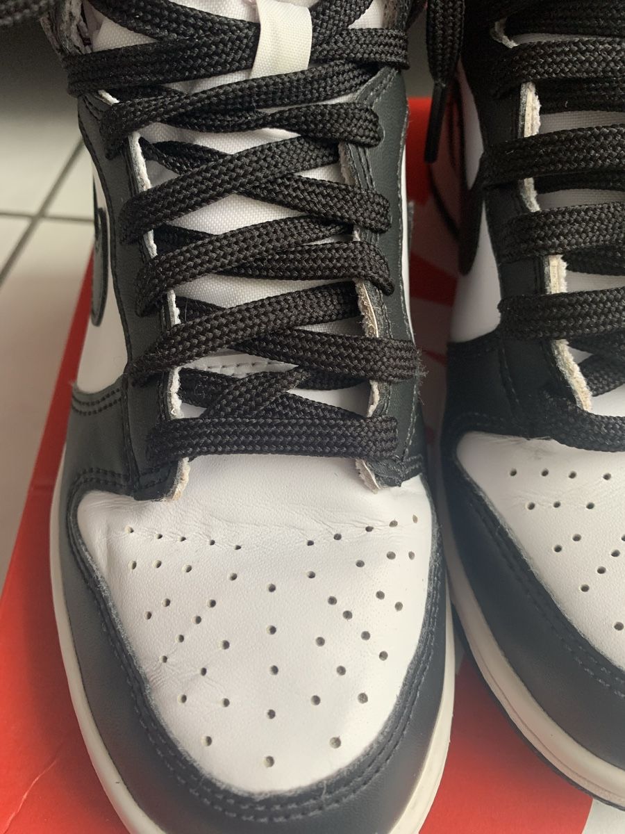 Scarpe da donna: Nike Dunk High Panda schwarz Gr. 37.5 – Usato da Bettlach venduto da valishop 2