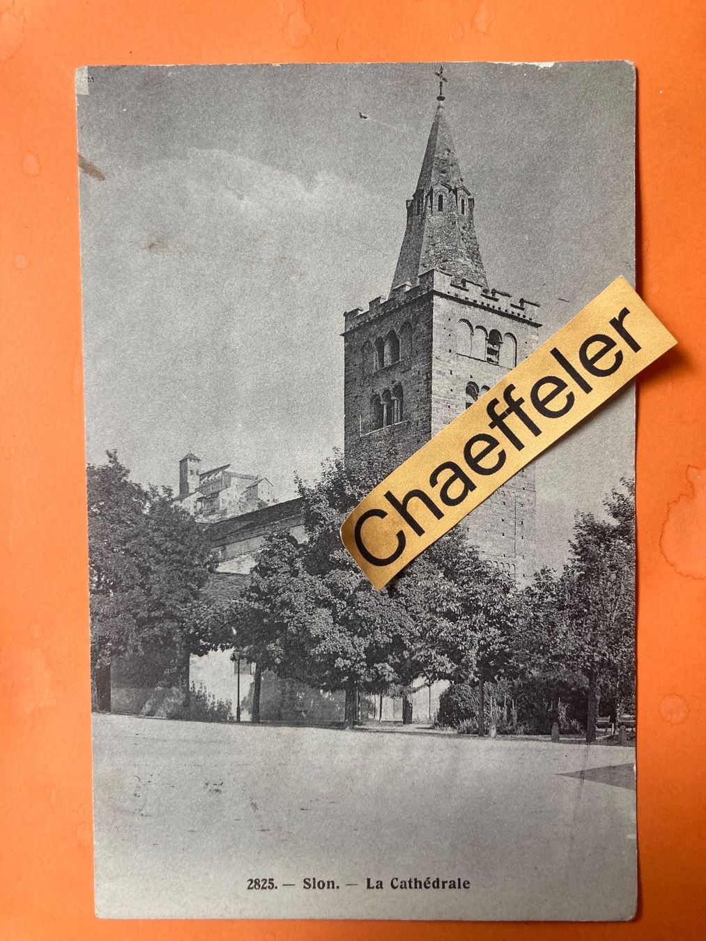 Cartoline postali: 1912 Sion - La Cathédrale – Usato da Zürich venduto da Chaeffeler