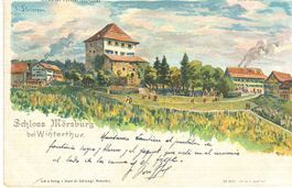 Mörsburg - Schloss Mörsburg Litho c1900