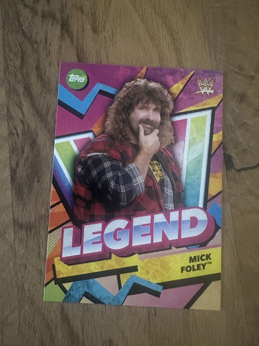 Topps Carte collezionabili: Mick Foley Legend Topps WWE – Nuovo (secondo la descrizione) da Luzern venduto da LuzernTCGLab
