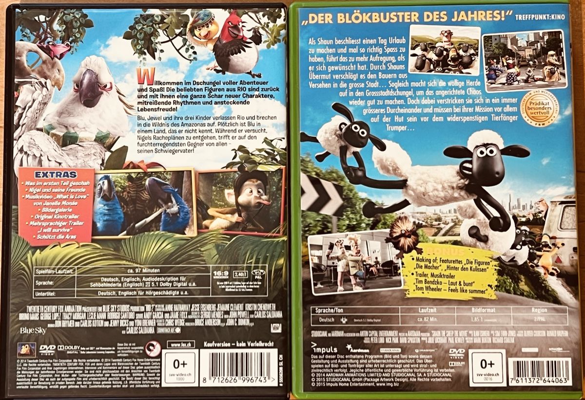 Tutti i DVDs: Kinder Animations Filme auf DVD – Usato da Bottmingen venduto da bsp_t6m8 4