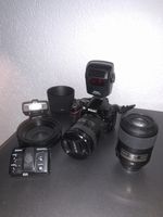 Kit Nikon complet D5100 + 18-200 VR + 85mm Macro + Kit Flash