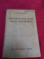 Antik  Rar  Historischer Atlas - Sauerländer 1954/1961/4.Auf