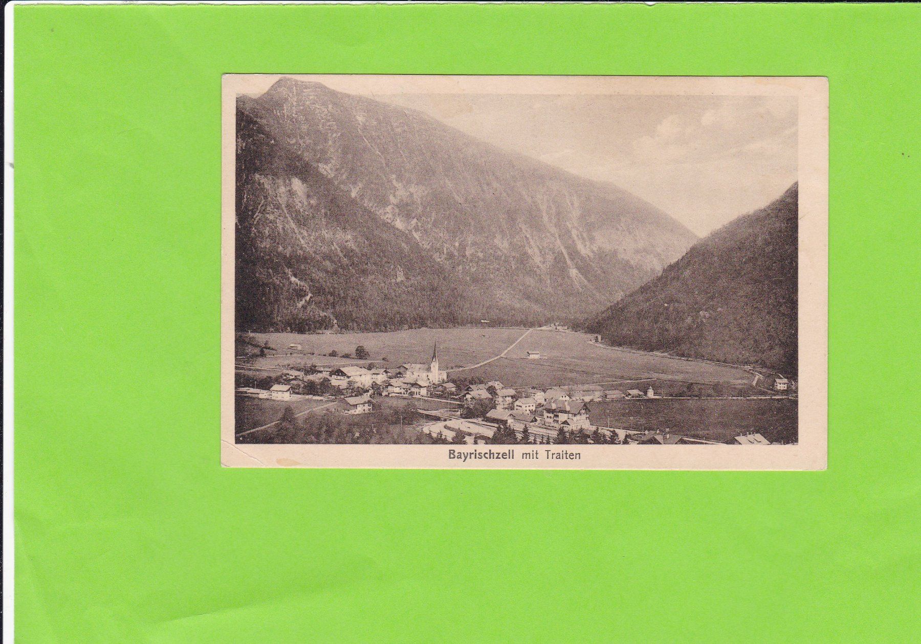 Cartoline postali: Bayrischzell mit Traiten – Usato da St. Peterzell venduto da neckertal