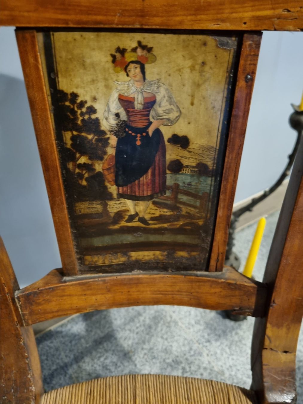 Sedie: Rare suite de 6 chaises Directoire d'époque origine bernoise – Usato da Morgins venduto da pmd_px9d 6