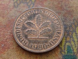 DEUTSCHLAND 2 Pfennig 1980