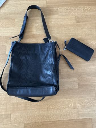 Liebeskind Tasche schwarz mit Portemonnaie guter Zustand