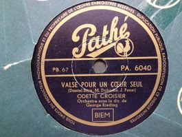 Disques 78 tours 8x Philippe Clay- A.Claveau- Lyne Clevers +