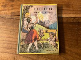Livre Heidi Jeune Fille - Flammarion - Vintage