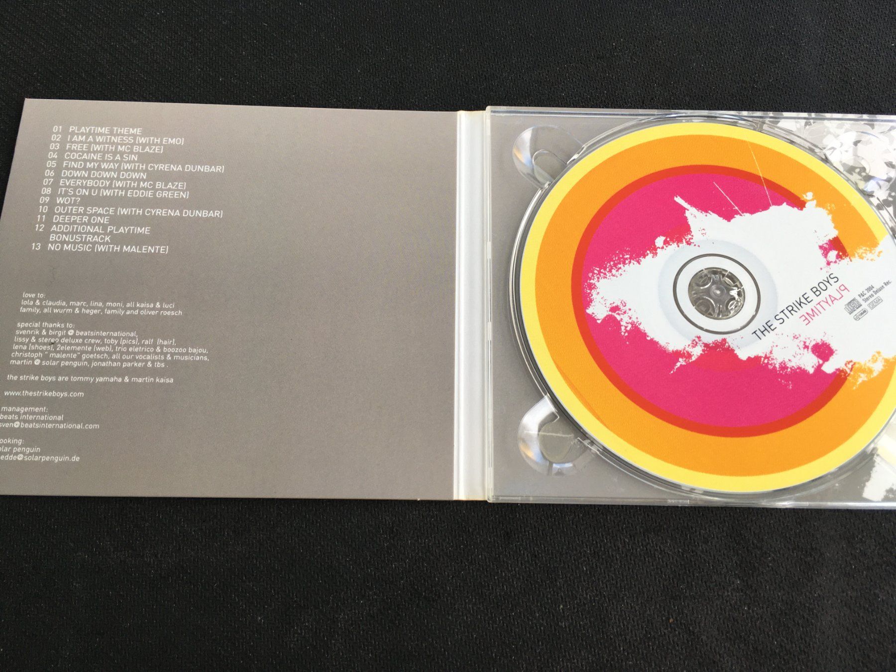 CDs: The strike boys - Playtime -CD- – Gebraucht aus St.Gallen von MedienJoe 1