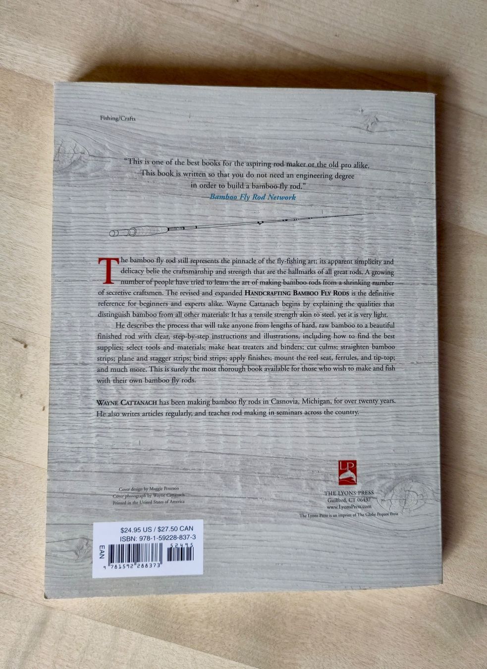 Libri: Wayne Cattanach: Handcrafting Bamboo Flyrods /Fliegenfischen – Usato da Warth venduto da Donaldist 1