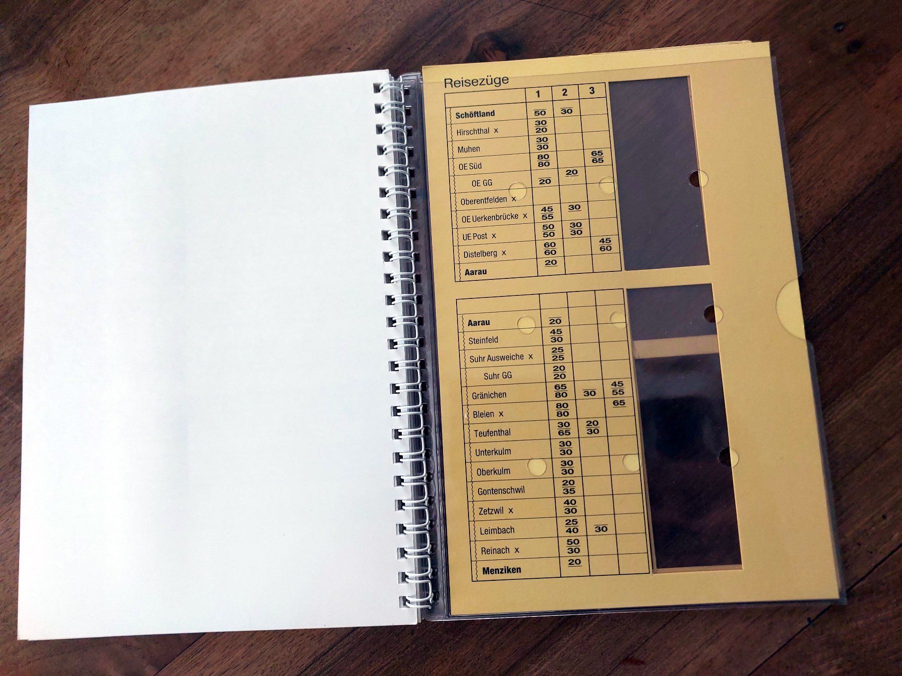 Zeitschriften & Magazine: WSB Dienstfahrplan 1987 bis 1988 – Gebraucht aus Schönenwerd von Steidi 4