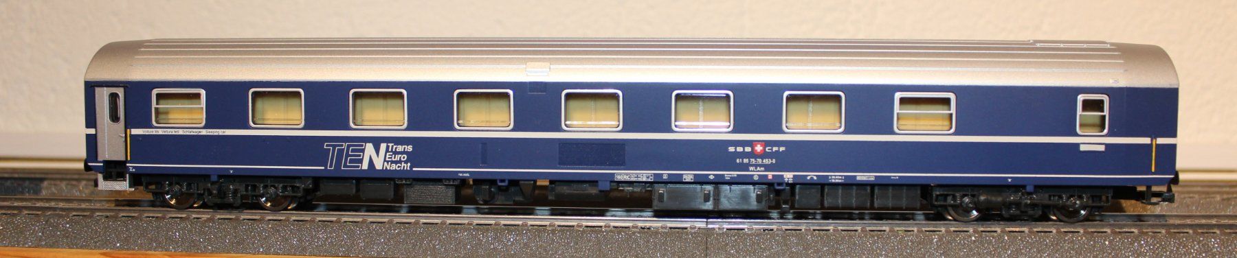 Modellini di ferrovie: SBB Schlafwagen TEN – Nuovo (secondo la descrizione) da Baden venduto da bahnkorn 1