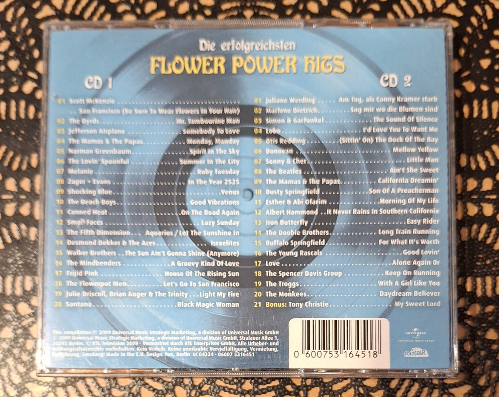 CDs: Die Ultimative Chartshow - Flower Power, 2CD Compilation – Gebraucht aus Schönenberg TG von breiti12 1