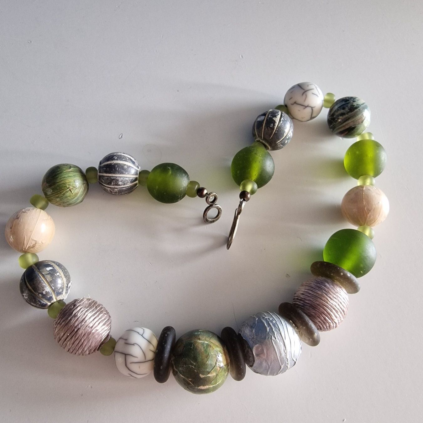 Ketten: Vintage Modekette aus Glas- und Kunststoffperlen – Gebraucht aus Birr von sen_8djr 2