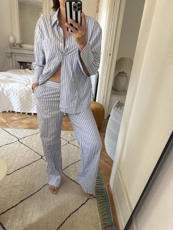Ensemble pyjama Camille x Mango rayé, taille M 