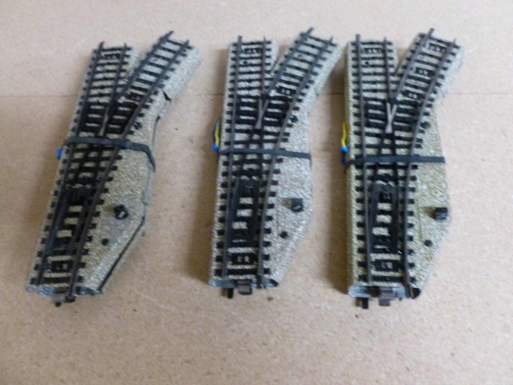 Märklin Modellini di ferrovie: 6 variable Weichen mit Gleisstück 5102 – Usato da Oberbipp venduto da Vifu 8