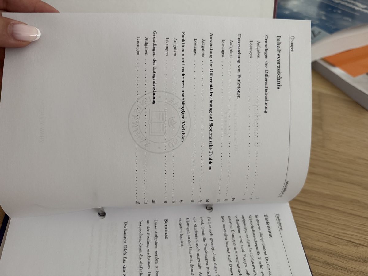 Bücher: Wirtschaftsmathematik 2 - ZHAW Winterthur  – Gebraucht aus St. Gallen von ElmedinaZ 5