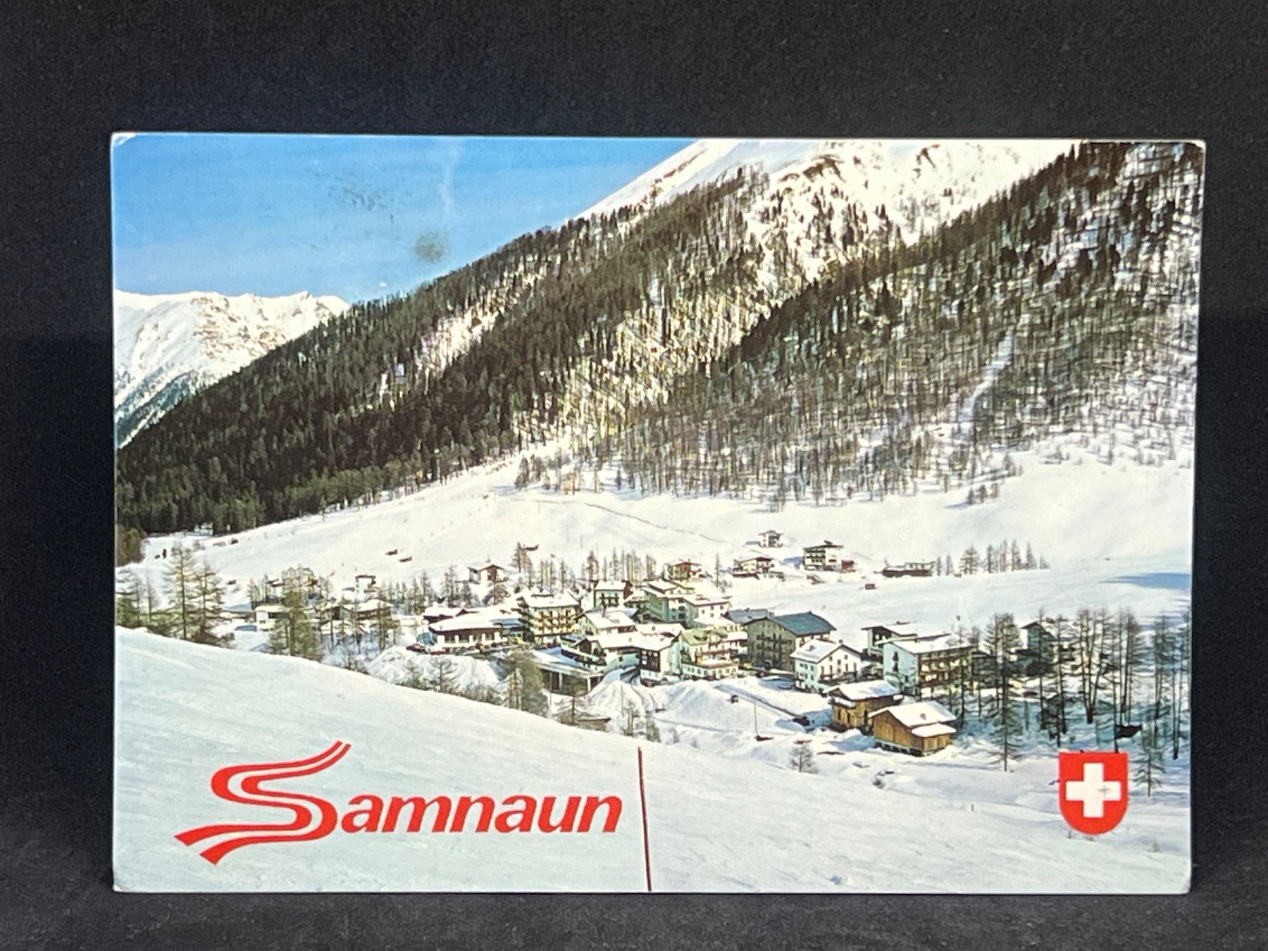 Cartoline postali: Samnaun, 1850m, Unterengadin – Usato da Widnau venduto da Brusi9