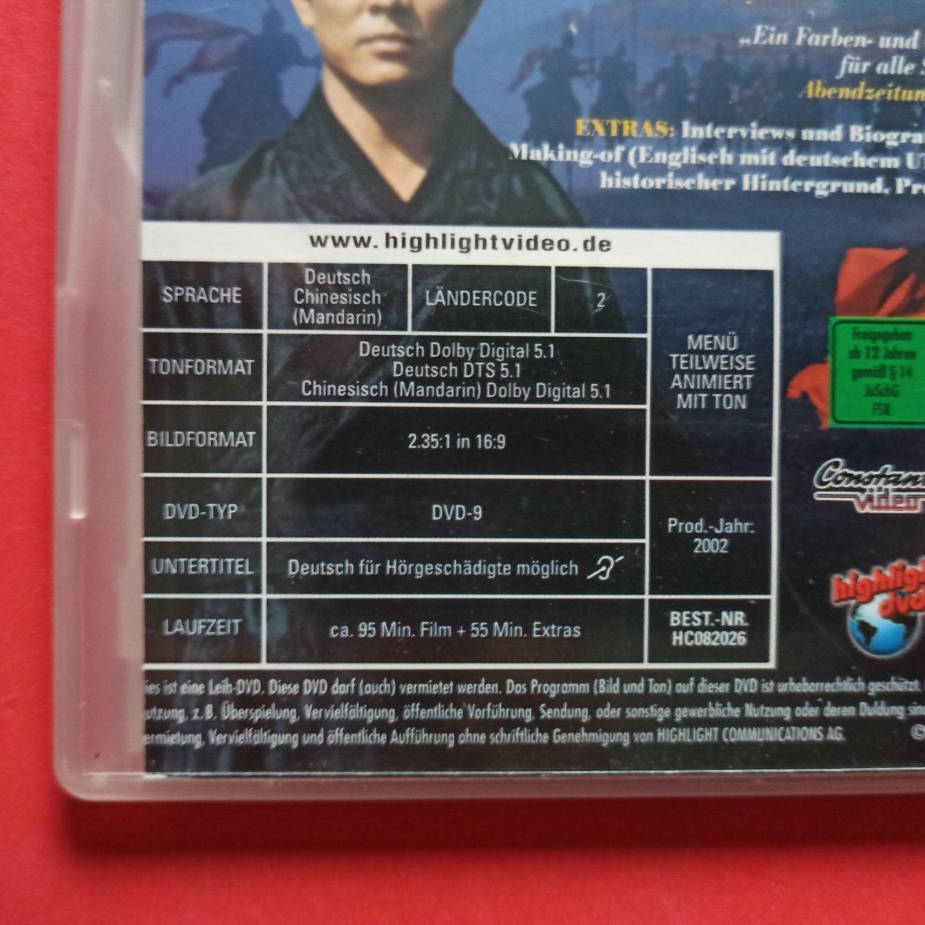 Alle DVDs: Hero – Gebraucht aus Dübendorf von kb86_MOVIE 2