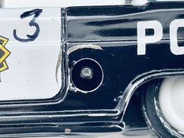 Blech Polizeiauto zum Auftiehen