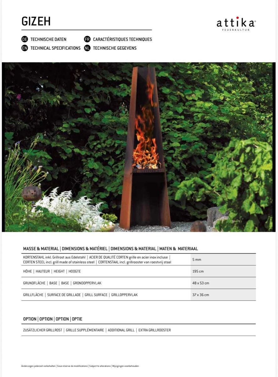 Griglie: Kortenstahl-Feuerstelle – Usato da Baar venduto da fro_2svs 5
