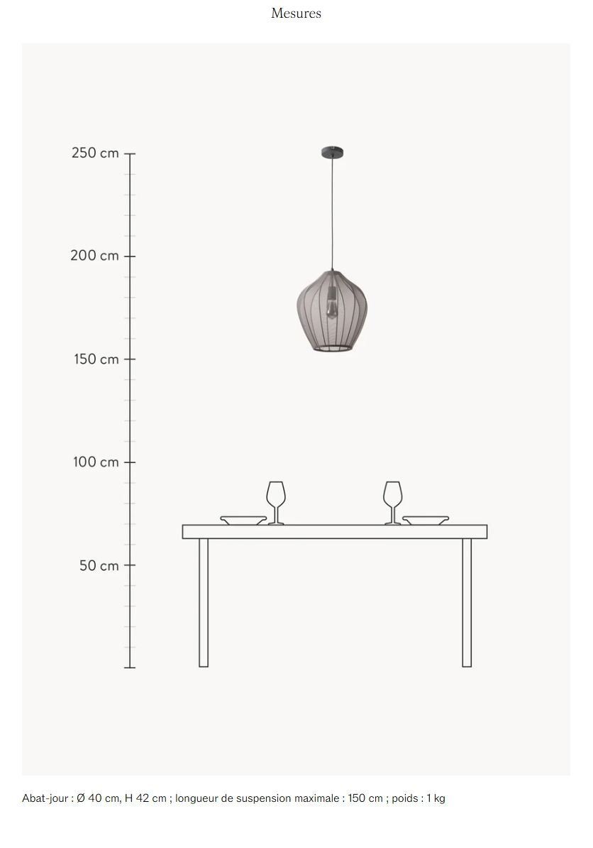 Westwing Lampadari & plafoniere: Plafonnier Westwing Beau Gris - NEUF – Nuovo e nell'imballaggio originale da Mézières VD venduto da Heisenberg_M 4