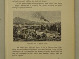 RIESBACH, SCHUHFABRIK, ZÜRICH, HOLZSTICH 1889