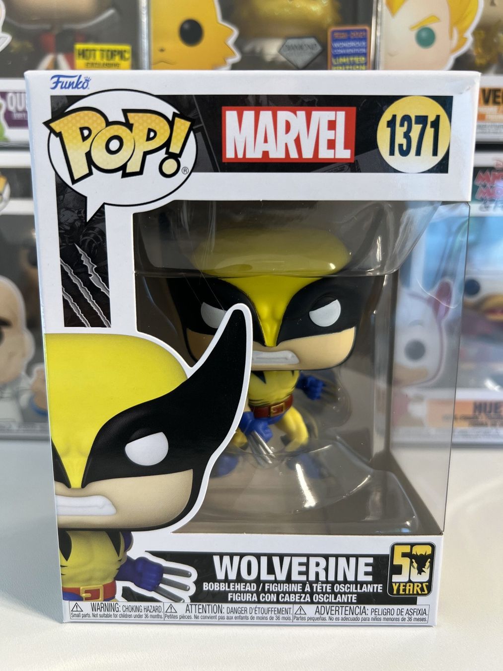Funko Figuren: Funko POP! Marvel 50th Anniversary Wolverine (Classic) – Neu und originalverpackt aus Le Mouret von perfectbijou