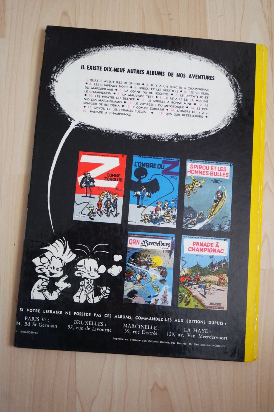 BD: SPIROU     °°°°° LES FAISEURS D'OR  °°°°° E.O 1970 – D'occasion à Avenches par WEBHobby 1