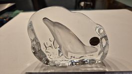 Cristal d'Arques France Delphin Kristallglas Figur Sammeln