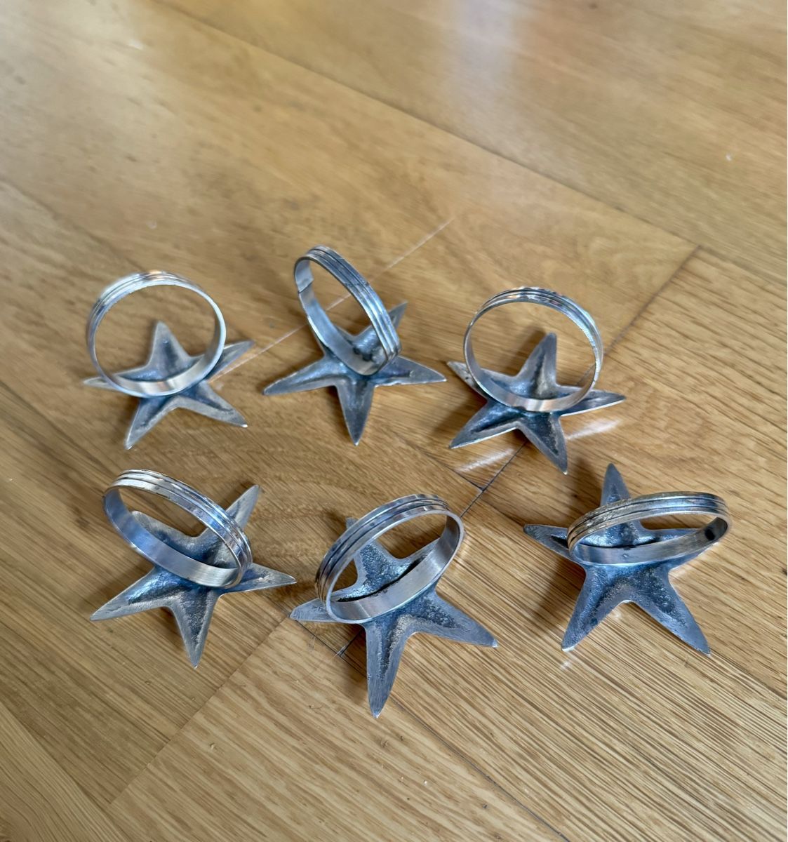 Altro in Decorazioni & Accessori: 6 Serviettenringe Stern – Usato da Basel venduto da superbusi 2