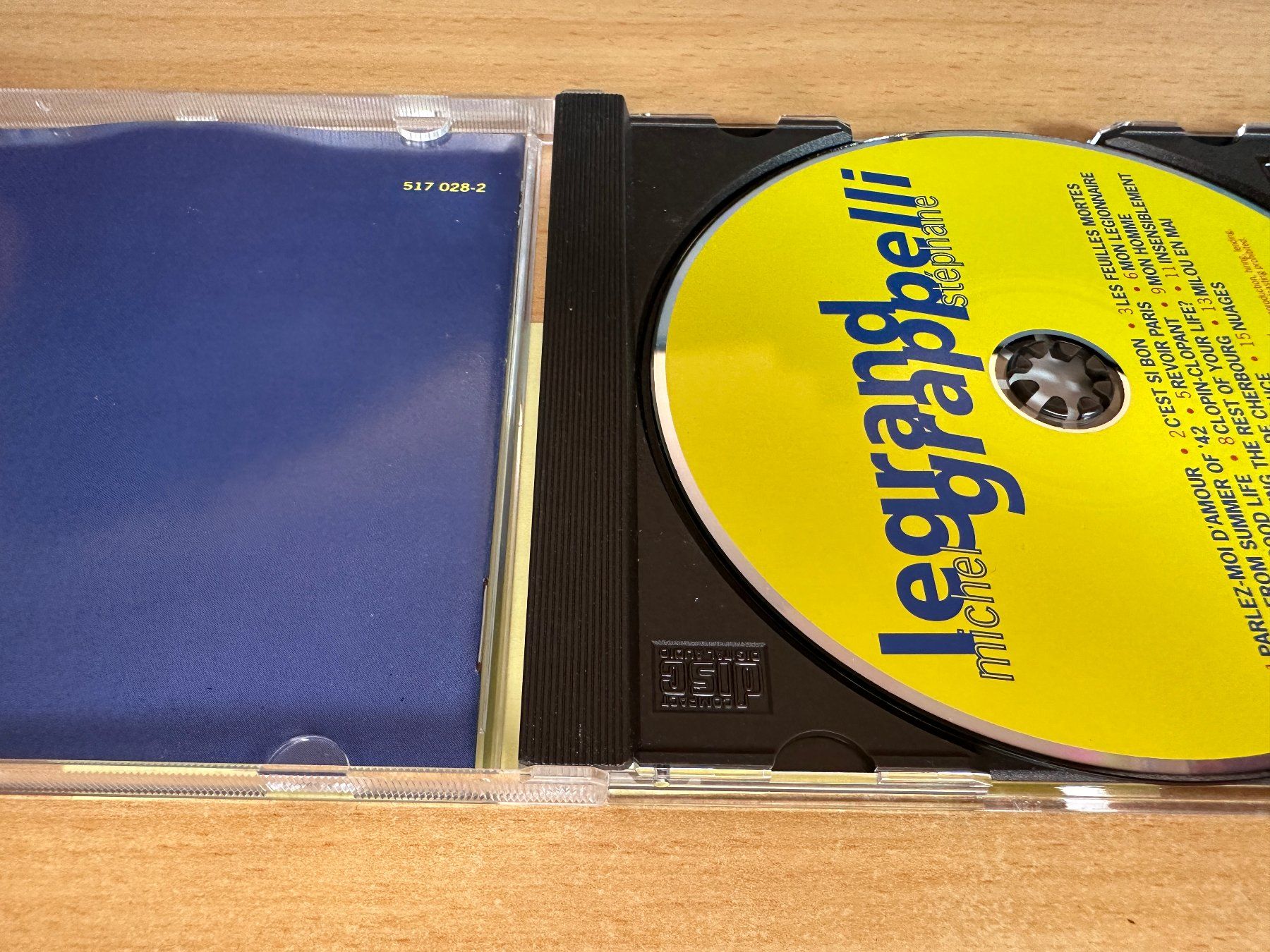 CD: Stéphane Grappelli, Michel Legrand – Legrand Grappelli – Usato da Rikon im Tösstal venduto da Alpenmutz 2