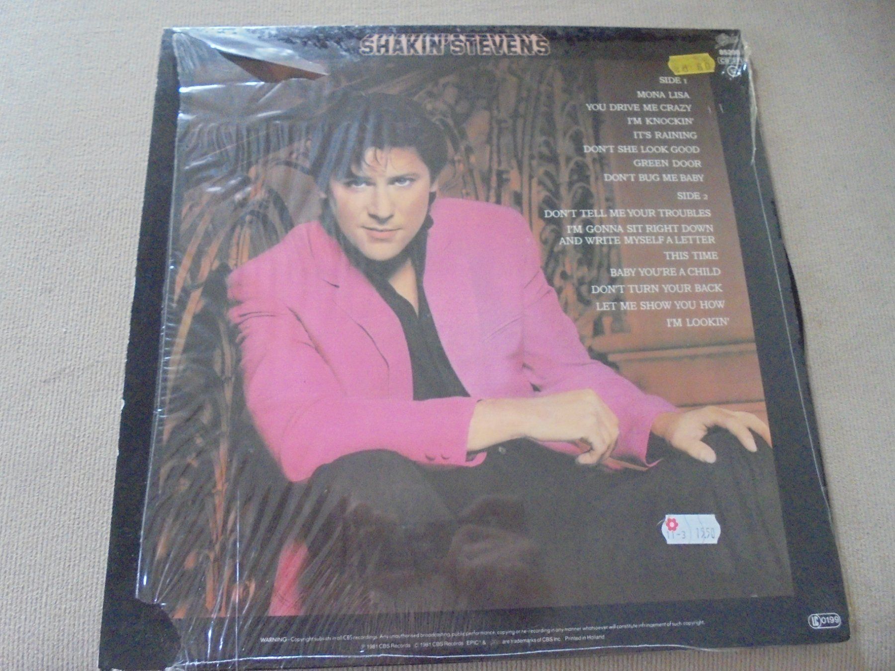 Schallplatten: Shakin STEVENS " Shaky " LP Hollande 1984 – Gebraucht aus Crissier von Promopost 1