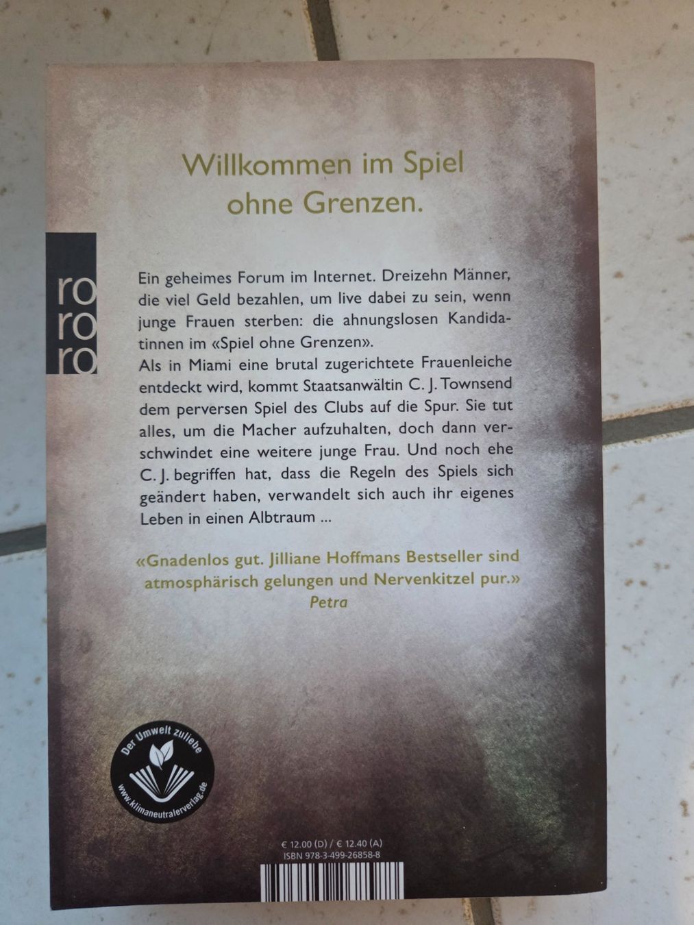 Libri: Jilliane Hoffman - Nemesis – Usato da Bergdietikon venduto da Tanne_10 1