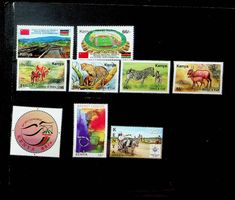 AFRIQUE KENYA 5 SÉRIES BEAUX TIMBRES NEUFS** 2003-2008 /JT68