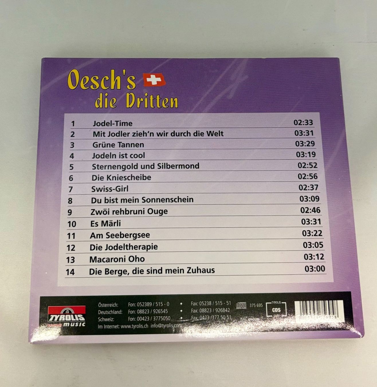 CD: Oesch's die Dritten Jodel-Time CD Sommerhit – Usato da Zürich venduto da Drahtzug 1