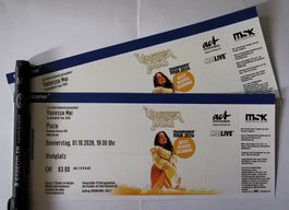 2 Tickets für Konzert VANESSA MAI 01.10.2026 Zürich Plaza