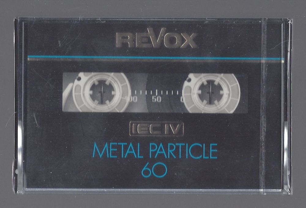 REVOX IECIV MATAL PARTICLE 60 Musikkassette TOP ZUSTAND OVP (Neu und ...