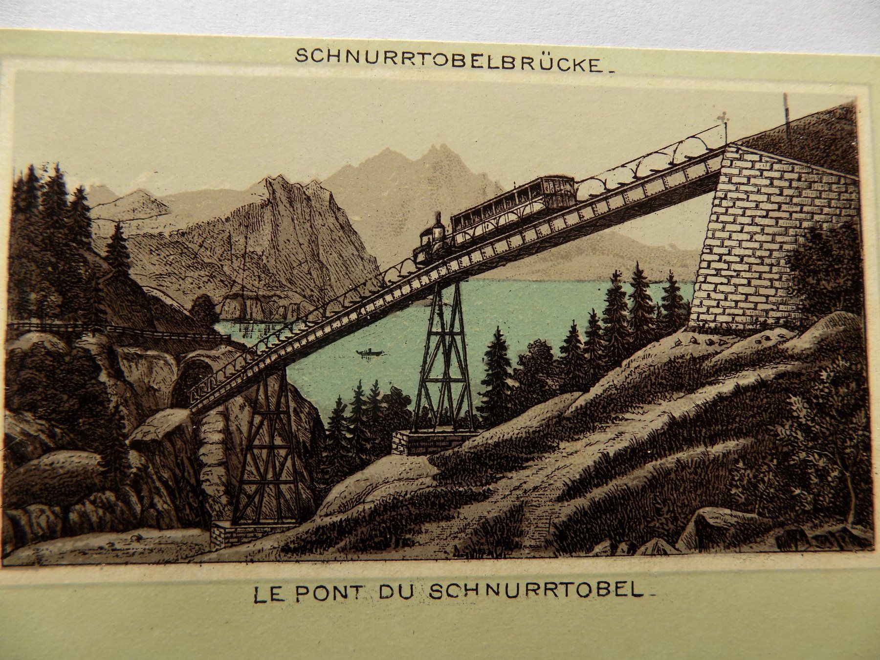 Incisioni: Die Schnurtobelbrücke – Usato da Risch venduto da Antikfee 2