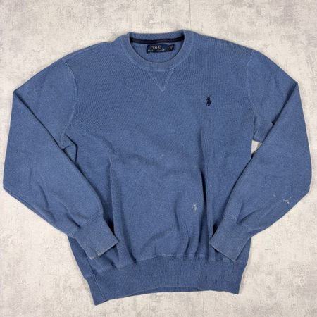 Pull Sweat-shirt Polo Ralph Lauren bleu - Taille S