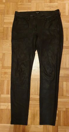 Fashion Jeans Black Lederimitat