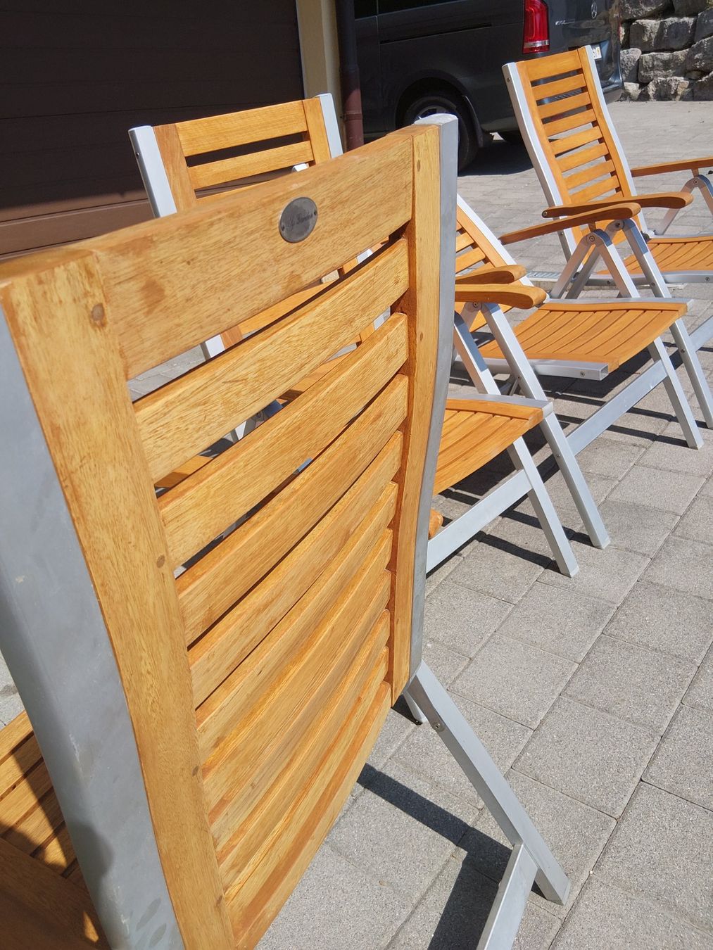 Chaises: 4 chaises pliable de jardin – D'occasion à Champoz par yokely 9