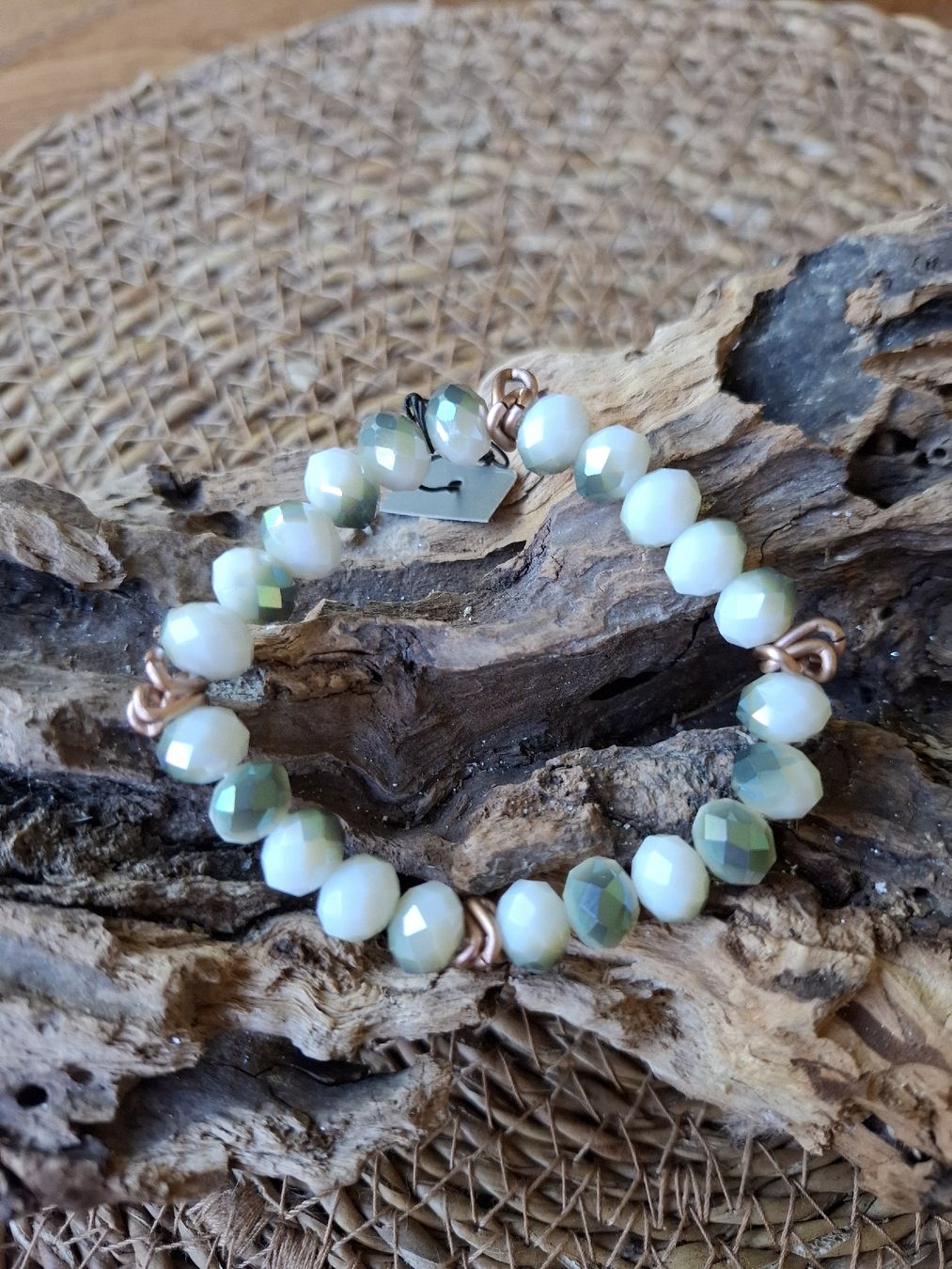 Bracciali & Braccialetti: Bracelets en perles de verre, lot de 3, élastiques – Nuovo (secondo la descrizione) da Biel/Bienne venduto da Lionne72 1