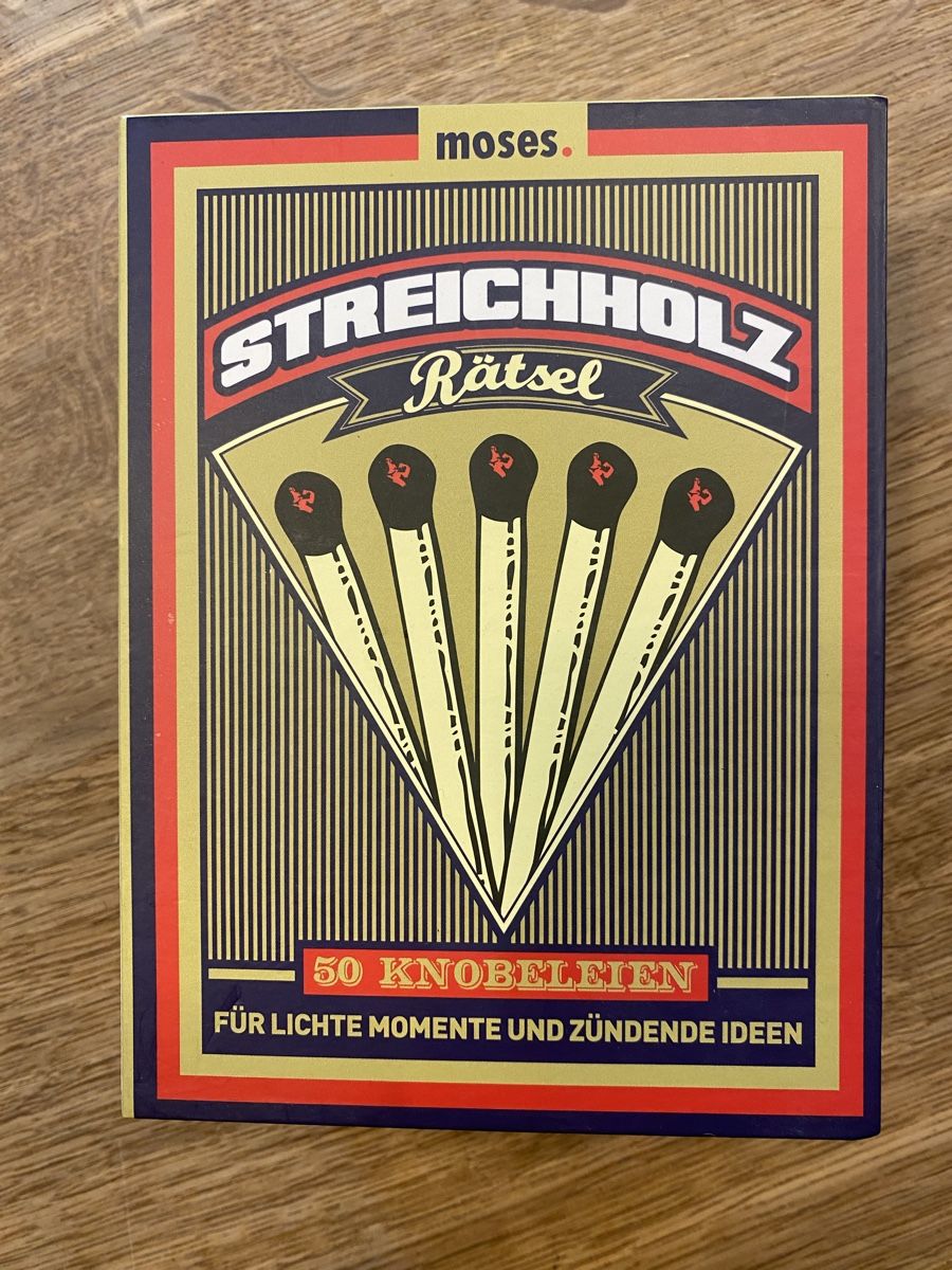 Spiele: Knobelbox mit Zündhölzern – Gebraucht aus Müllheim Dorf von chol7