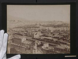 Fotografie Genua / Genova, Panorama da V