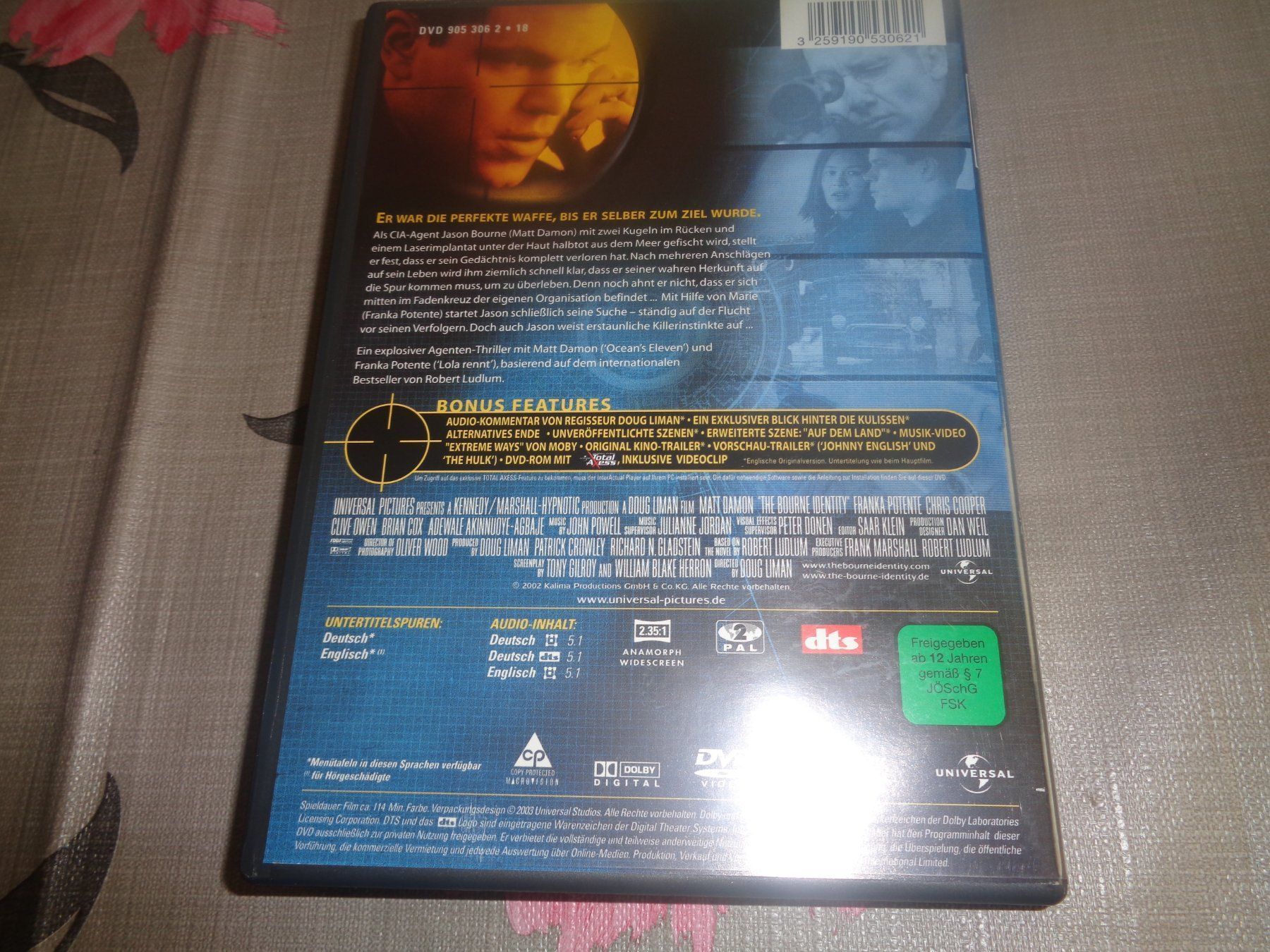 Tutti i DVDs: Die Bourne Identität DVD – Usato da Olten venduto da Disc-Verkauf 2
