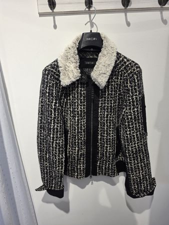 Damen Jacke Marc Cain schwarzweiss Grösse N5 guter Zustand